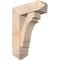 Ekena Millwork Merced Arts and Crafts Smooth Bracket w/ Offset Brace, Douglas Fir, 7 1/2"W x 22"D x 30"H BKT0806X22X30MRC03SDF - alternate 1